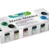 Zestaw farb marmurkowych Magic Marble - Kreul - Basic, 6 kolorów x 20 ml