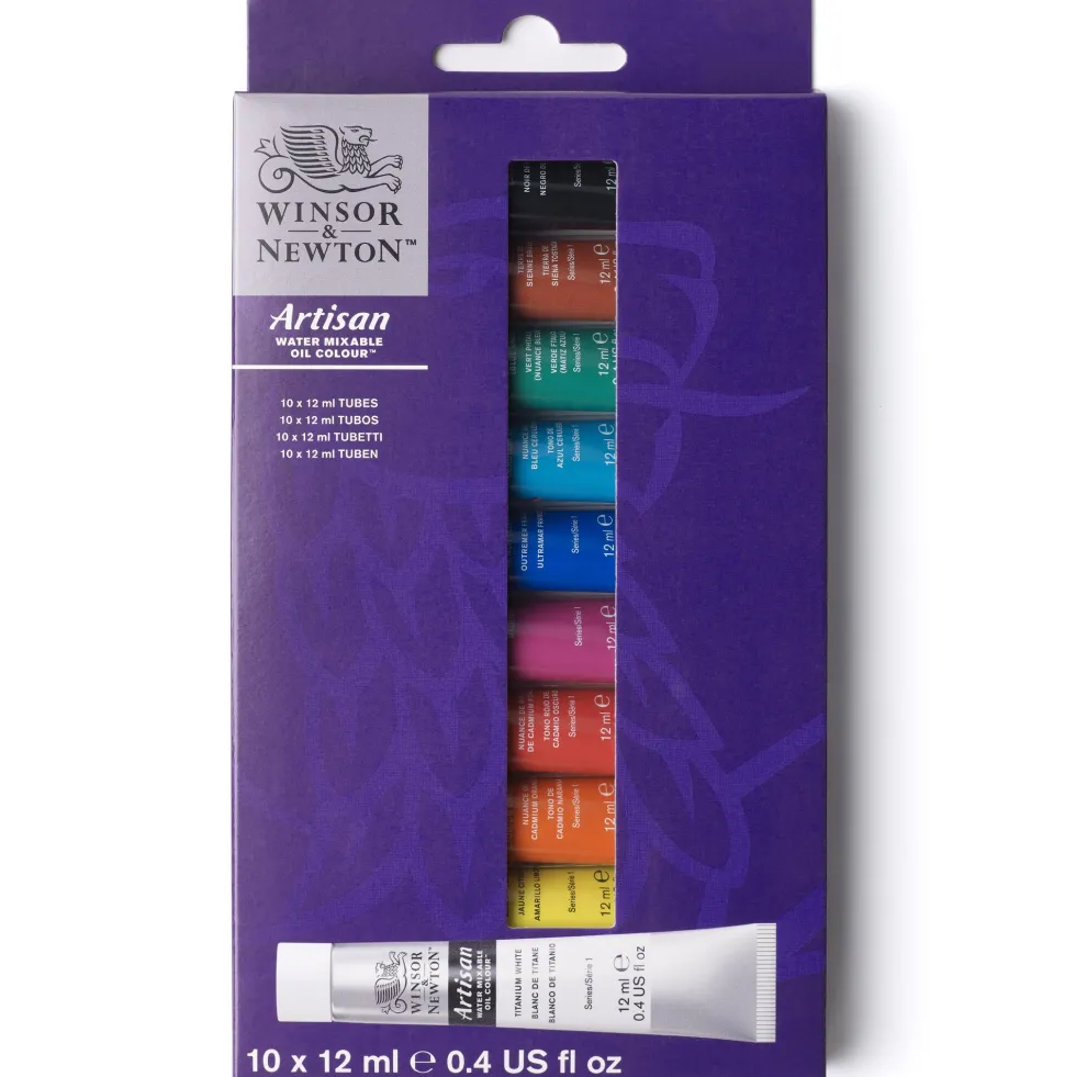 Zestaw farb olejnych Artisan - Winsor & Newton - 10 kolorów x 12 ml