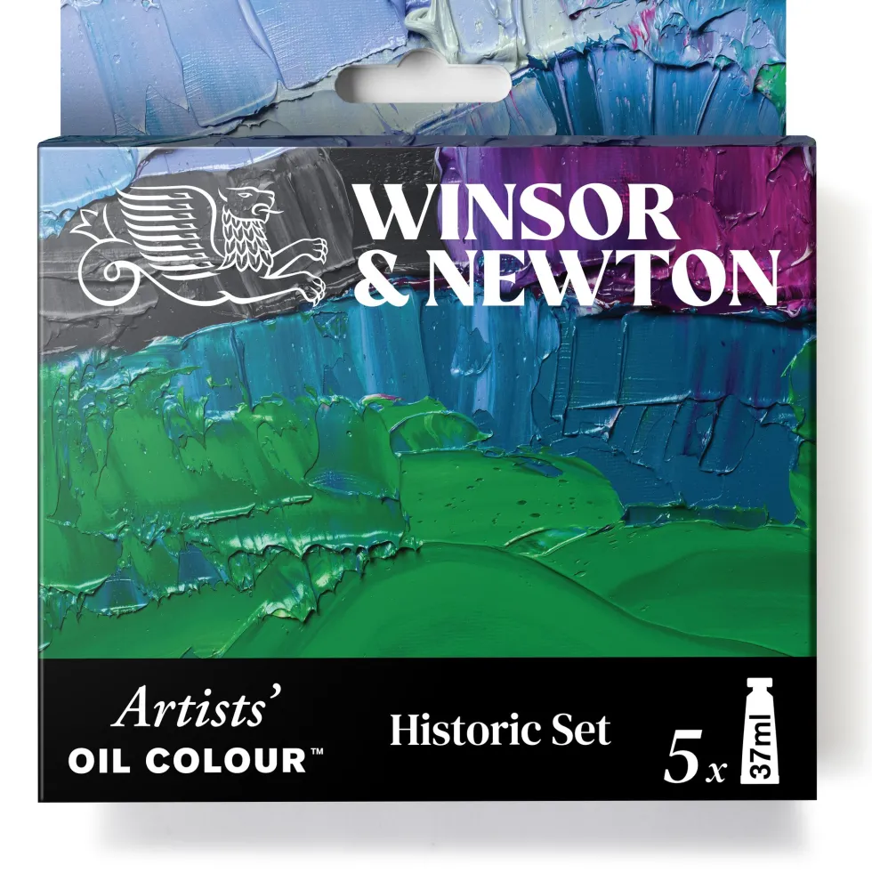 Zestaw farb olejnych Artists' Oil Colour Historic - Winsor & Newton - 5 x 37 ml