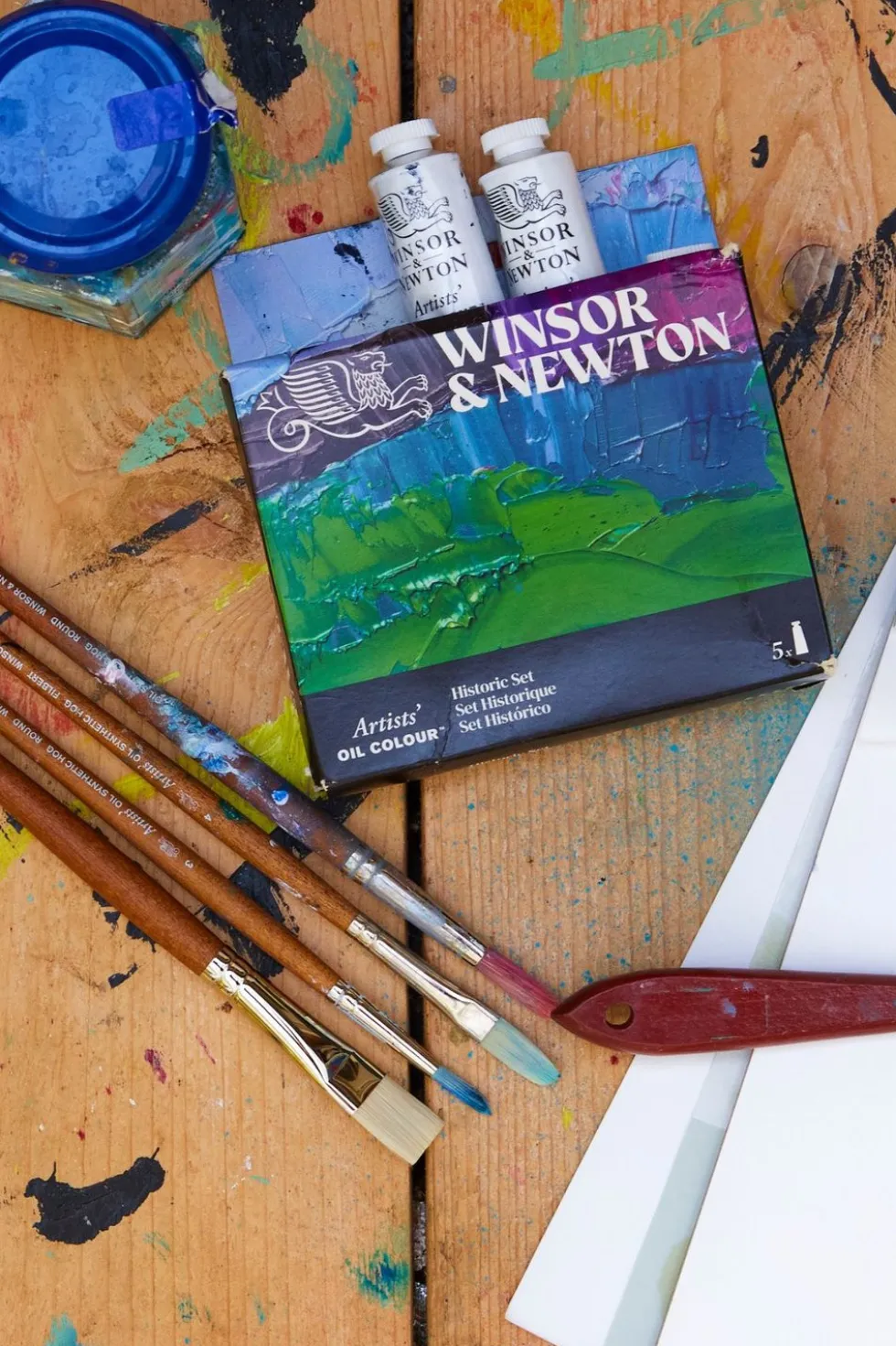 Zestaw farb olejnych Artists' Oil Colour Historic - Winsor & Newton - 5 x 37 ml