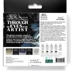 Zestaw farb olejnych Artists' Oil Colour Neutral - Winsor & Newton - 5 x 37 ml