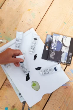 Zestaw farb olejnych Artists' Oil Colour Neutral - Winsor & Newton - 5 x 37 ml