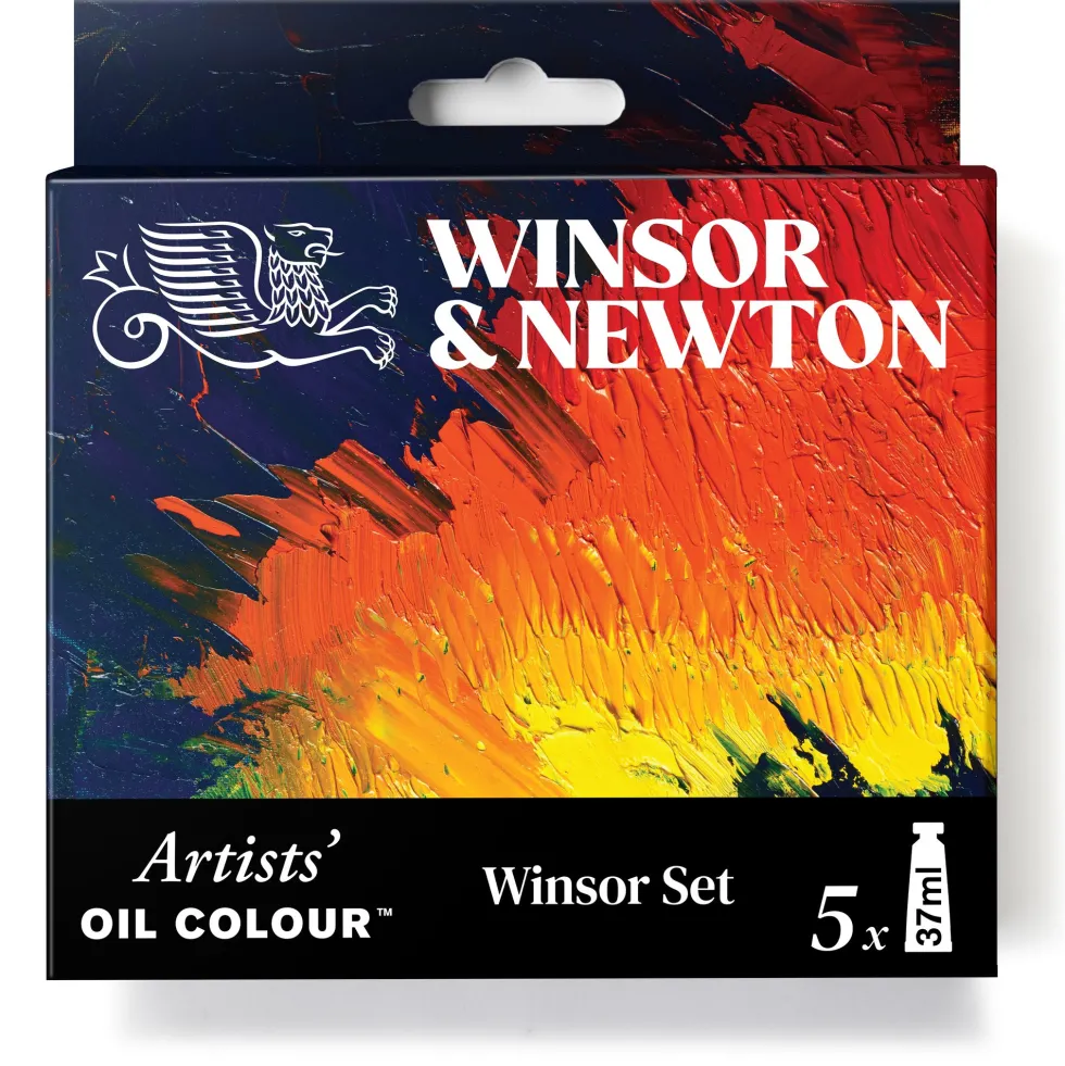 Zestaw farb olejnych Artists' Oil Colour Winsor - Winsor & Newton - 5 x 37 ml