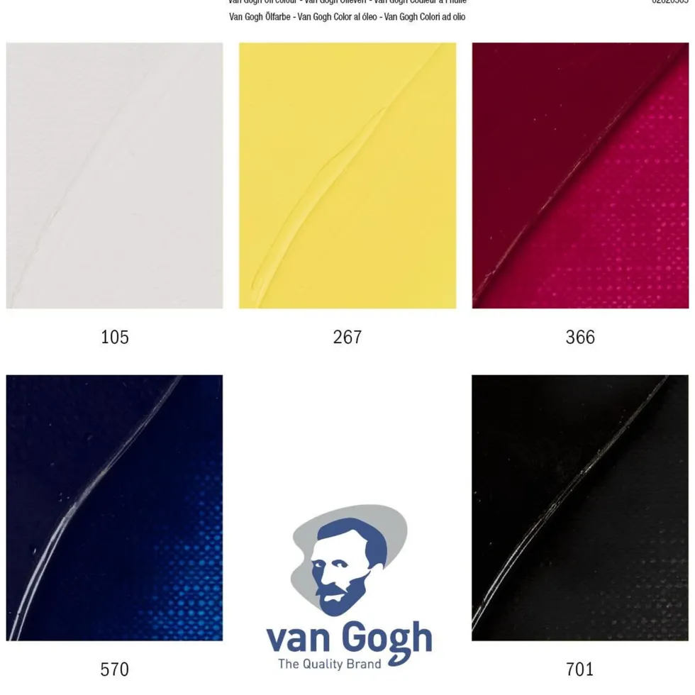 Zestaw farb olejnych Primary - Van Gogh - 5 kolorów x 40 ml