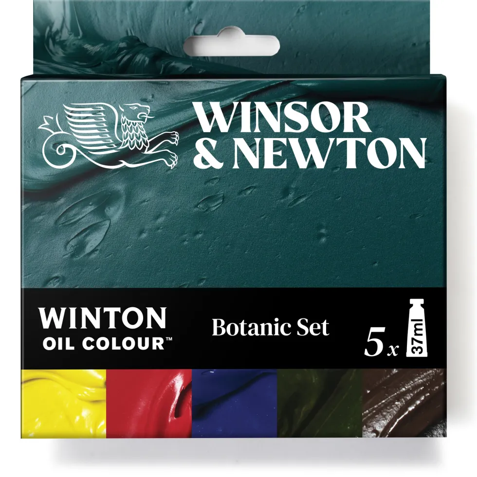 Zestaw farb olejnych Winton Botanic - Winsor & Newton - 5 x 37 ml