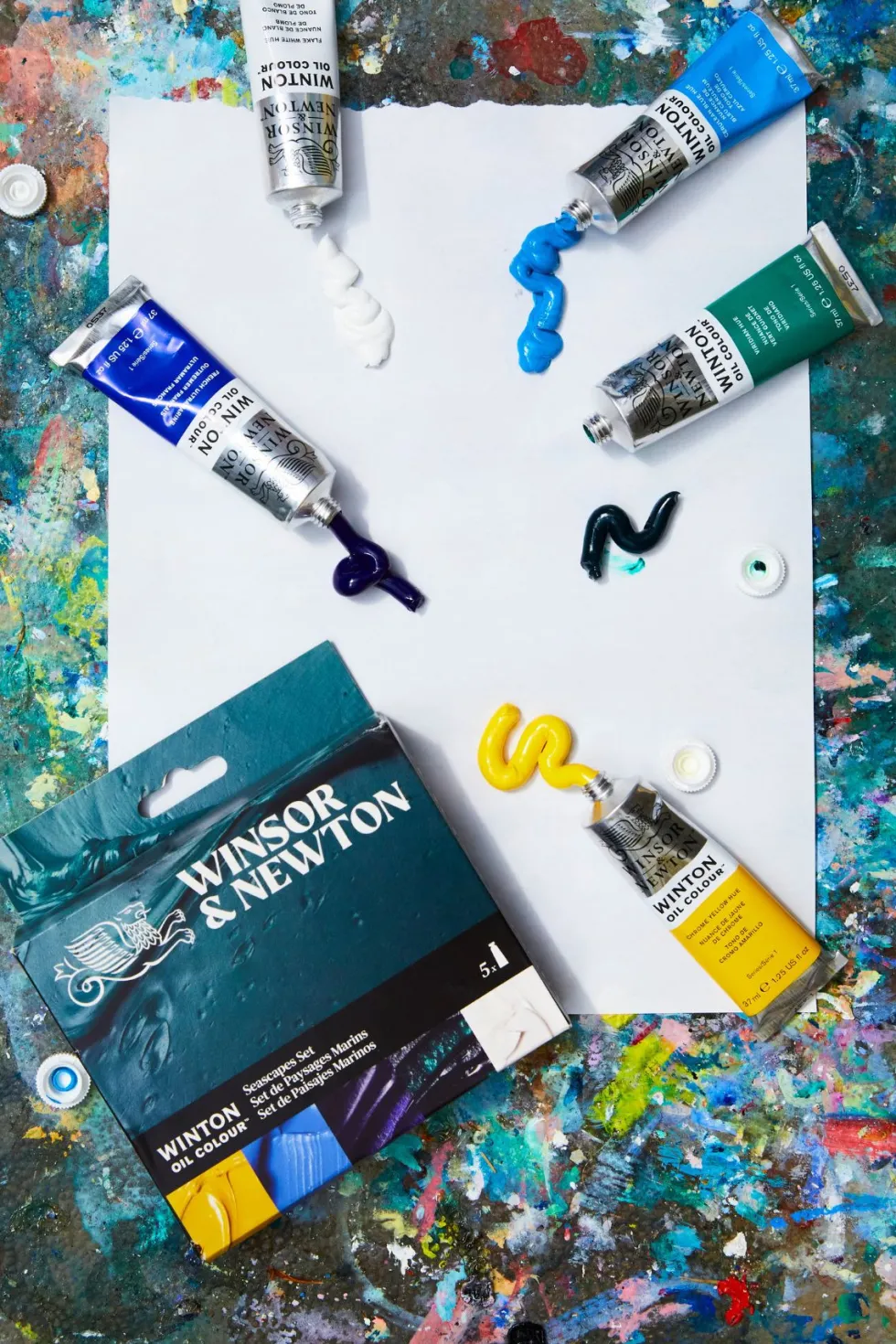 Zestaw farb olejnych Winton Seascapes - Winsor & Newton - 5 x 37 ml