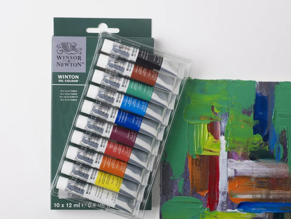Zestaw farb olejnych Winton - Winsor & Newton - 10 kolorów x 12 ml