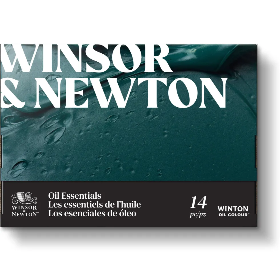 Zestaw farb olejnych Winton z akcesoriami - Winsor & Newton - 14 szt.