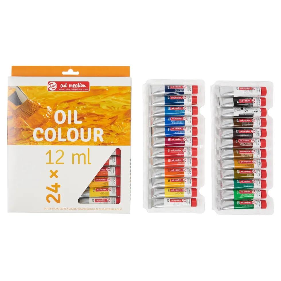 Zestaw farb olejnych w tubkach - Talens Art Creation - 24 kolory x 12 ml