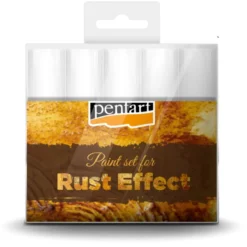 Zestaw farb Rust Effect - Pentart - efekt rdzy, 5 kolorów x 20 ml