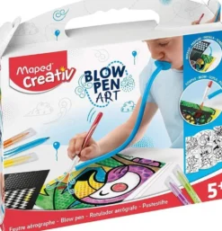 Zestaw flamastrów dmuchanych Blow Pen Pop Art - Maped - 6 kolorów