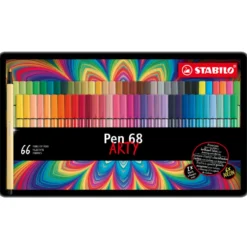 Zestaw flamastrów Pen 68 Arty - Stabilo - 66 kolorów