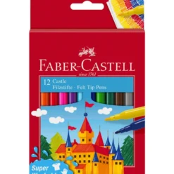 Zestaw flamastrów Zamek - Faber-Castell - 12 kolorów