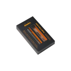 Zestaw grafitów do ołówków z etui 0,5 mm - Rhodia - Black 20 szt.