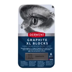 Zestaw grafitów naturalnych Graphite XL w sztyfcie - Derwent - 6 szt.