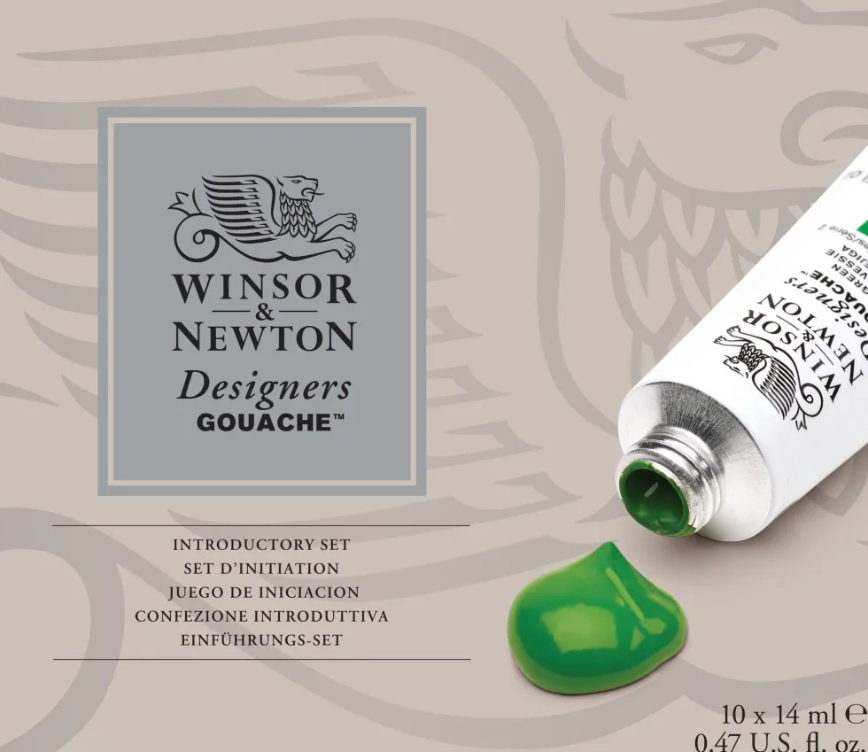 Zestaw gwaszy Designers Introductory - Winsor & Newton - 10 x 14 ml