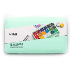 Zestaw gwaszy Jelly Cup Basic Green - HIMI - 18 szt.