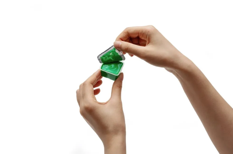 Zestaw gwaszy Jelly Cup Green - HIMI - 24 szt.
