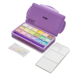 Zestaw gwaszy Jelly Cup Pastel - HIMI - 18 szt.
