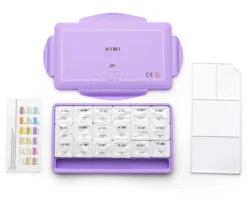 Zestaw gwaszy Jelly Cup Pastel Purple - HIMI - 18 szt.