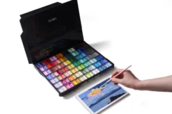 Zestaw gwaszy Twin Cup Black - HIMI - 112 szt.