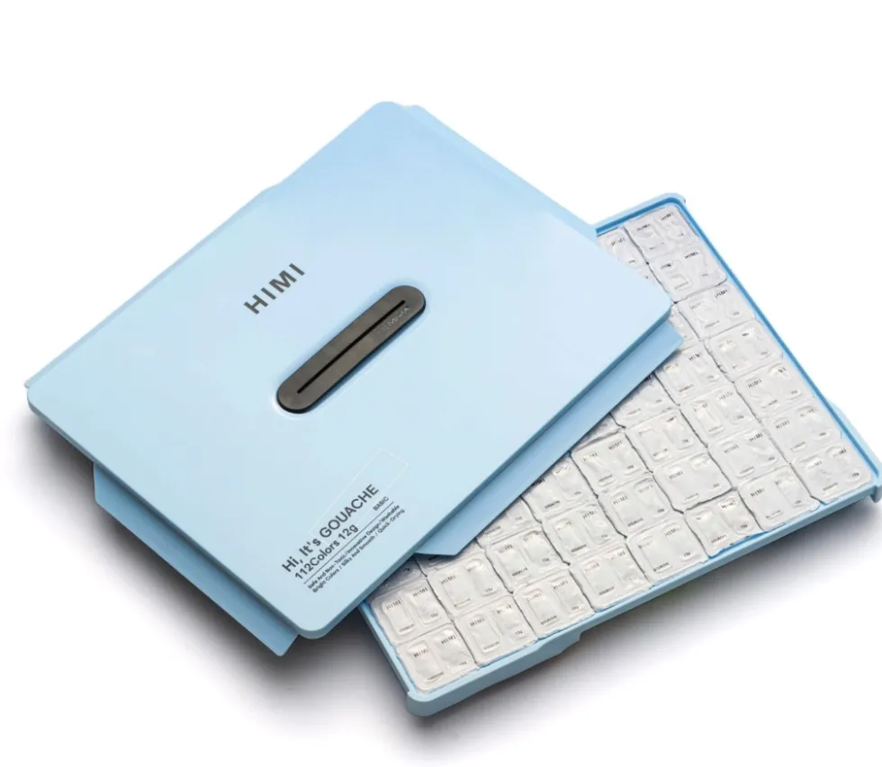 Zestaw gwaszy Twin Cup Ice Blue - HIMI - 112 szt.