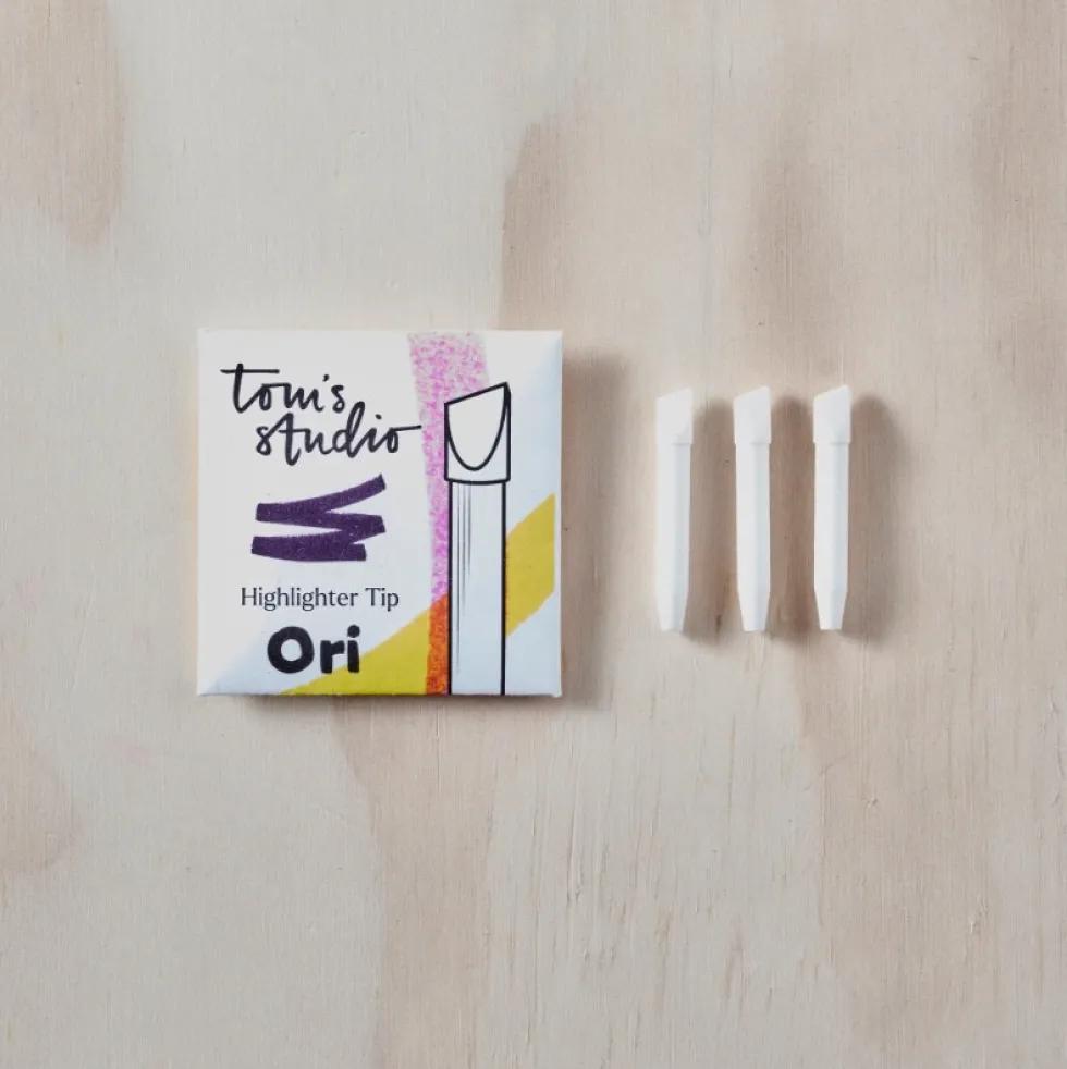 Zestaw końcówek do zakreślaczy Ori - Tom's Studio - Highlighter 3 szt.