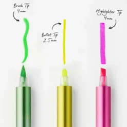 Zestaw końcówek do zakreślaczy Ori - Tom's Studio - Highlighter 3 szt.