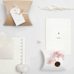 Zestaw kopert i kart - Paper Poetry - Ivory, B6, 10 szt.