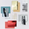 Zestaw kopert i kart - Paper Poetry - Mirror Gold, A7 i C7, 10 szt.