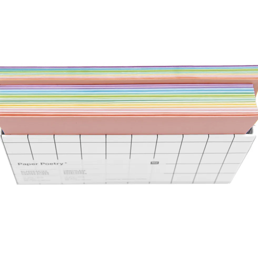 Zestaw kopert i kart Rainbow - Paper Poetry - Pastel, B6, 14 szt.