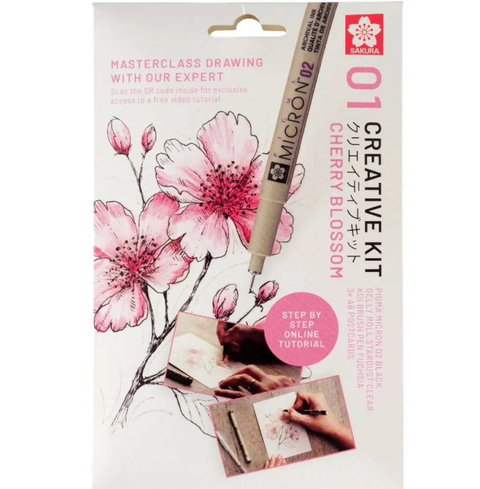 Zestaw kreatywny Cherry Blossom 01 - Sakura - 6 szt.