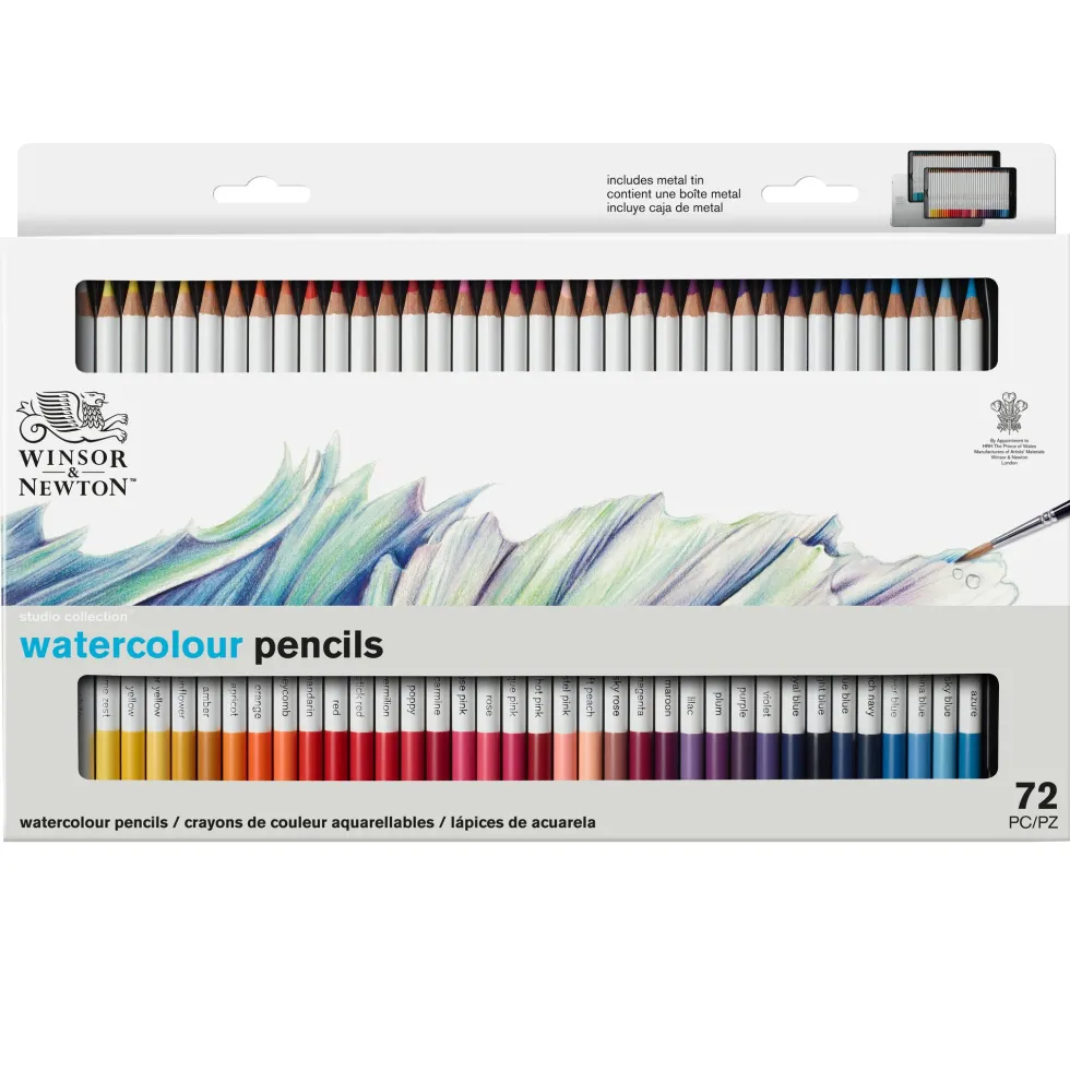 Zestaw kredek akwarelowych Studio Collection - Winsor & Newton - 72 kolory