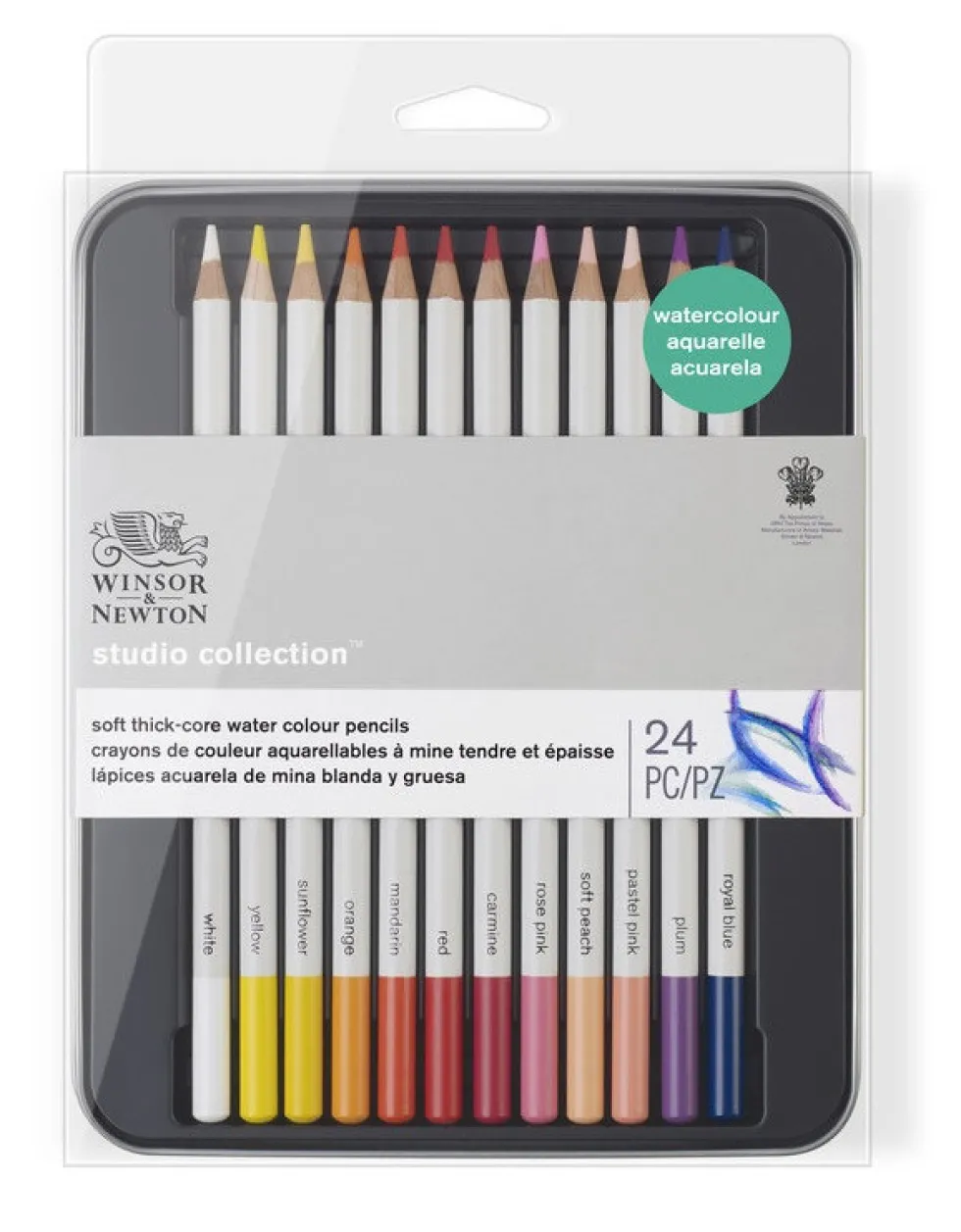 Zestaw kredek akwarelowych Studio Collection - Winsor & Newton - 24 szt.
