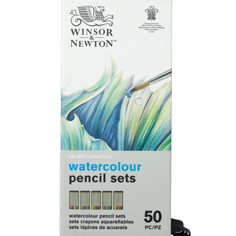 Zestaw kredek akwarelowych Watercolour Pencils - Winsor & Newton - 50 szt.