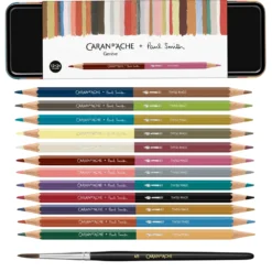 Zestaw kredek Bicolor Special Edition Paul Smith - Caran d'Ache - 12 szt.