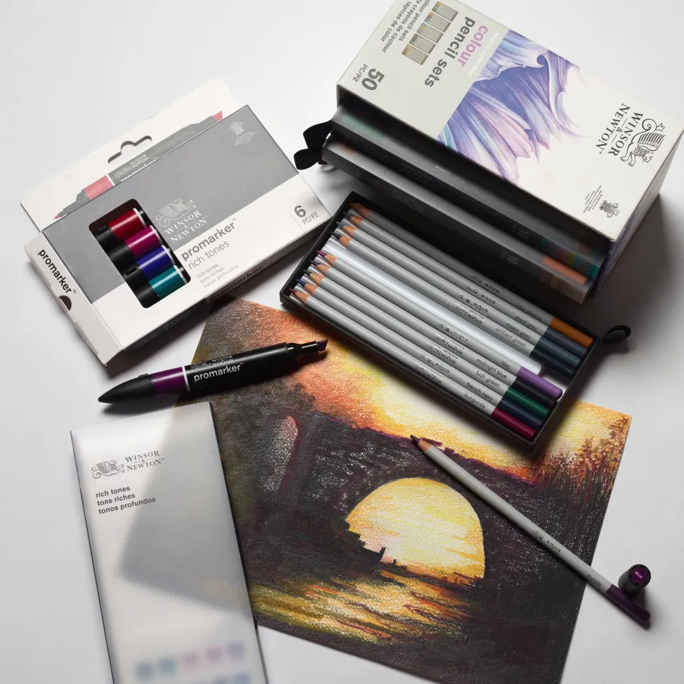 Zestaw kredek ołówkowych Colour Pencils - Winsor & Newton - 50 szt.