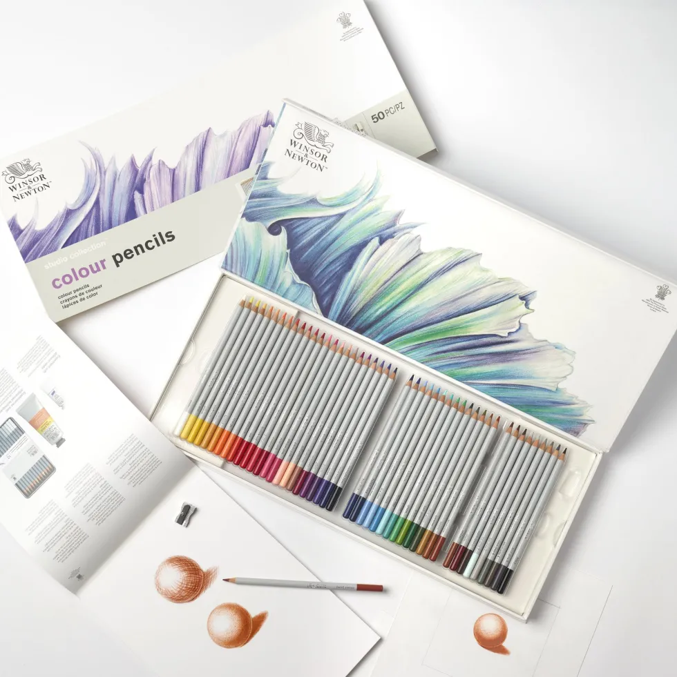 Zestaw kredek ołówkowych Colour Pencils - Winsor & Newton - 50 szt.