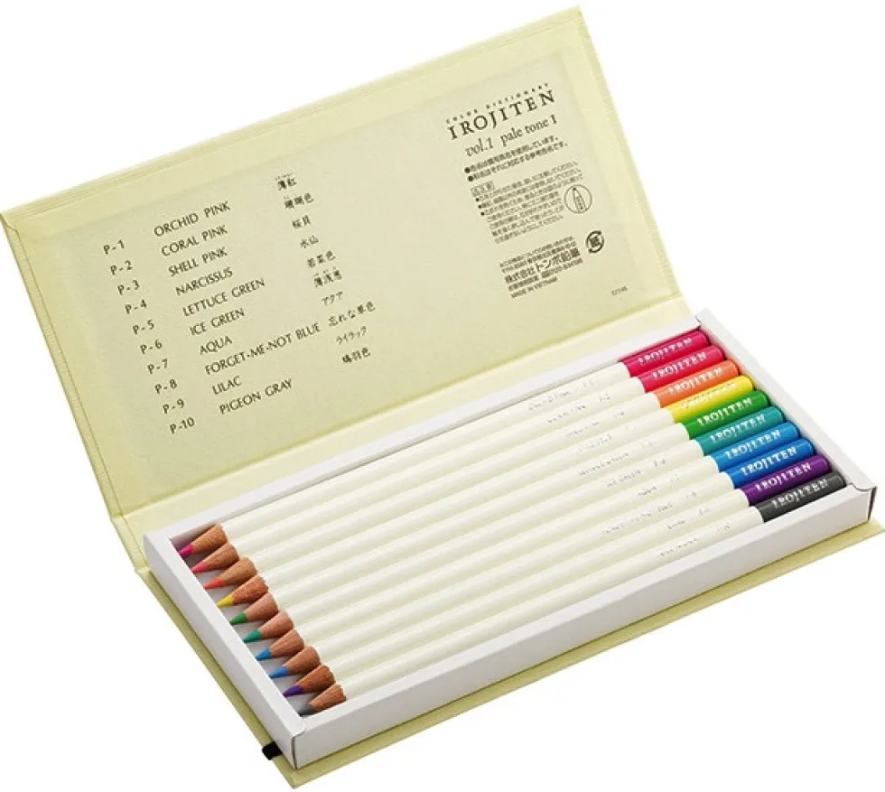 Zestaw kredek ołówkowych Irojiten, Vol. 1 - Tombow - 10 szt.