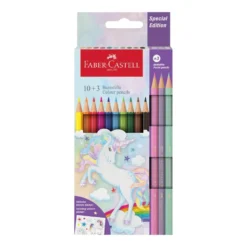 Zestaw kredek ołówkowych Jednorożec - Faber-Castell - 13 kolorów