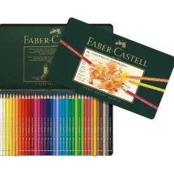 Zestaw kredek Polychromos w kasecie metalowej - Faber-Castell - 36 kolorów