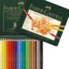 Zestaw kredek Polychromos w kasecie metalowej - Faber-Castell - 24 kolory