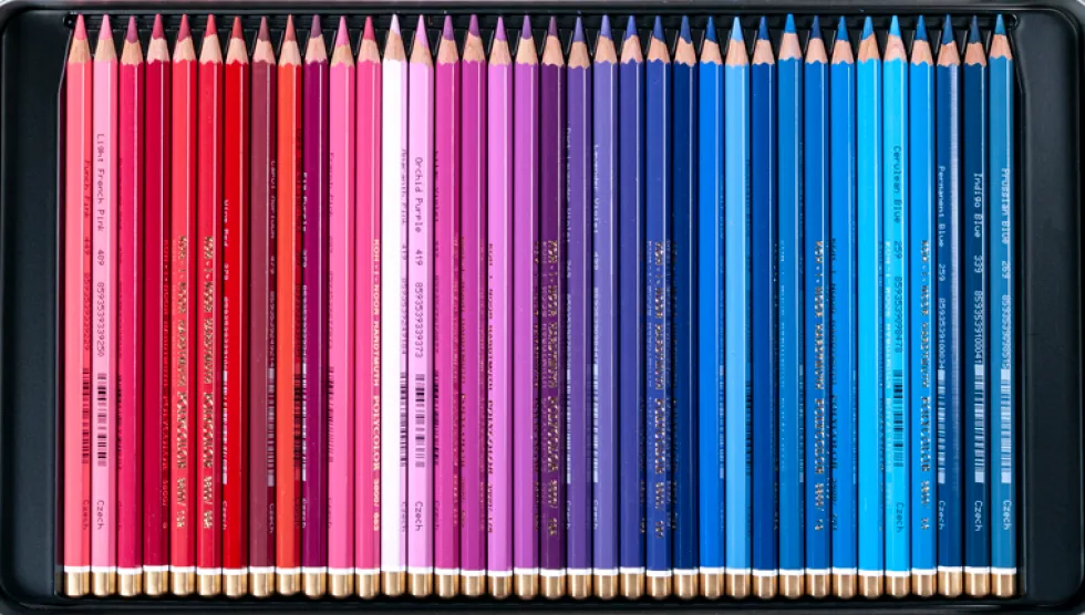 Zestaw kredek Polycolor w metalowej kasetce - Koh-I-Noor - 144 kolory