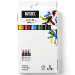 Zestaw markerów akrylowych Classics - Liquitex - 6 szt.