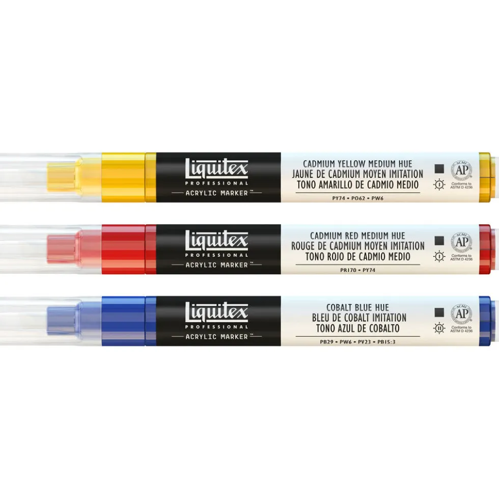 Zestaw markerów akrylowych Colour - Liquitex - 3 szt.