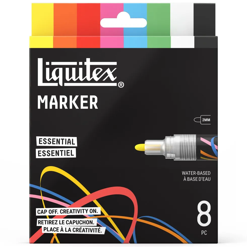 Zestaw markerów akrylowych Essential - Liquitex - 8 szt.