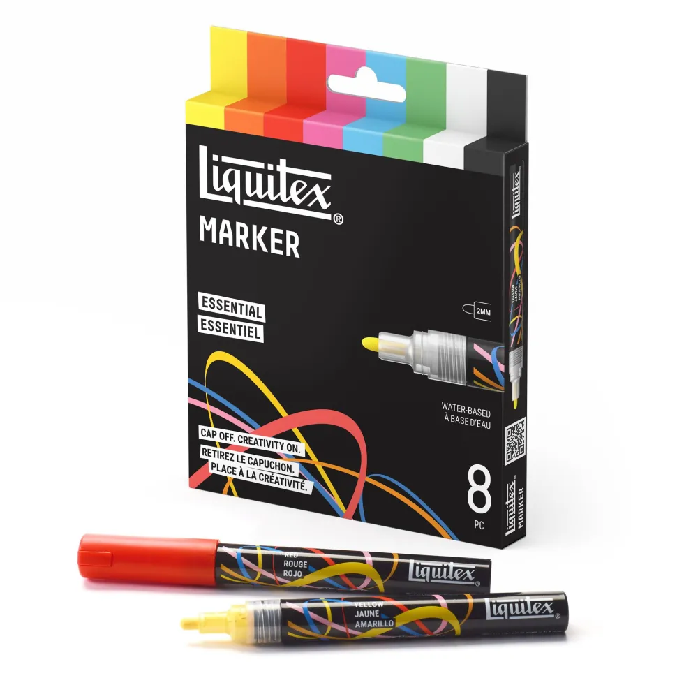 Zestaw markerów akrylowych Essential - Liquitex - 8 szt.