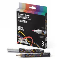 Zestaw markerów akrylowych Metallic - Liquitex - 8 szt.