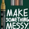 Zestaw markerów akrylowych Multimark - Faber-Castell - Metallic 4 szt.