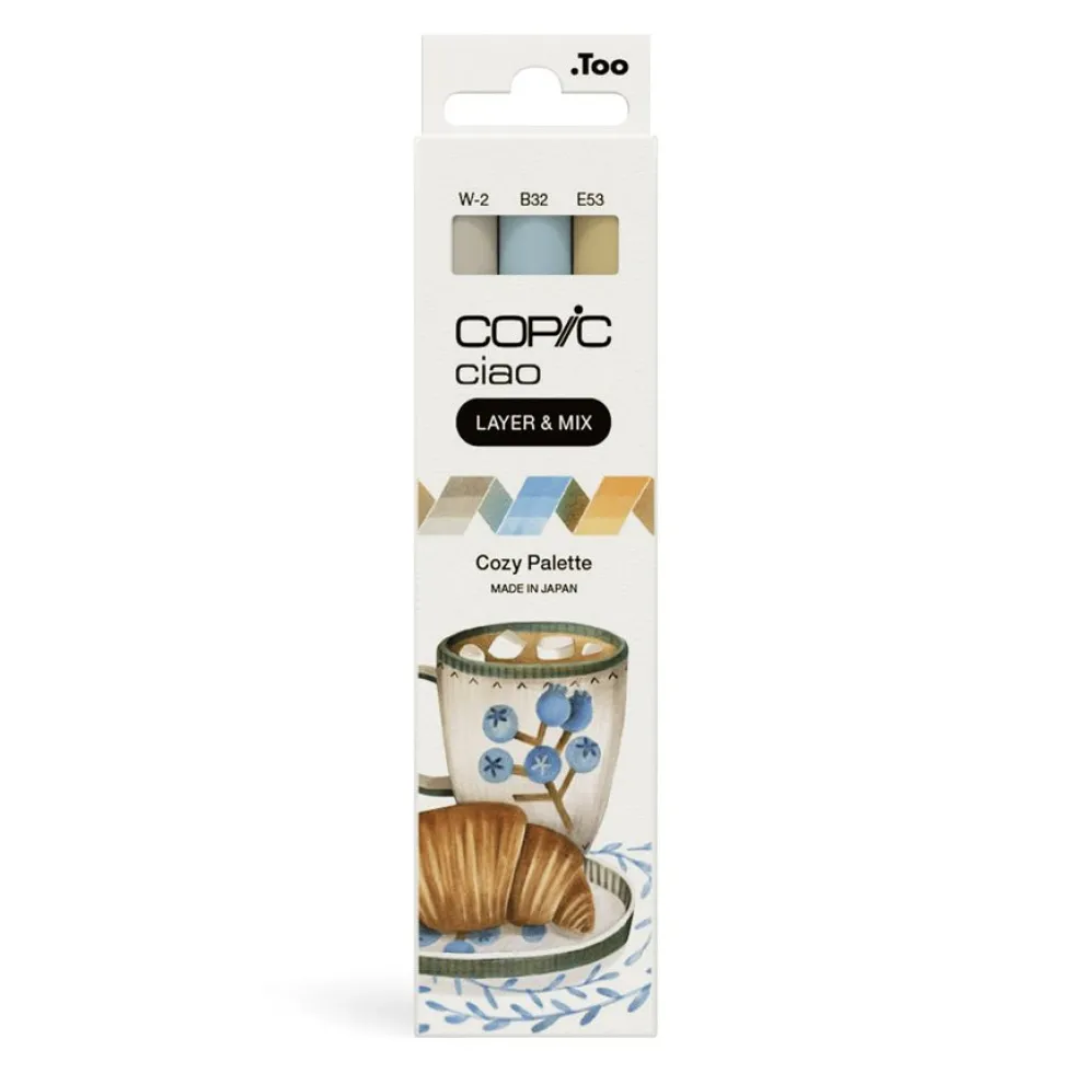 Zestaw markerów dwustronnych Copic Ciao - Cozy 3 szt.
